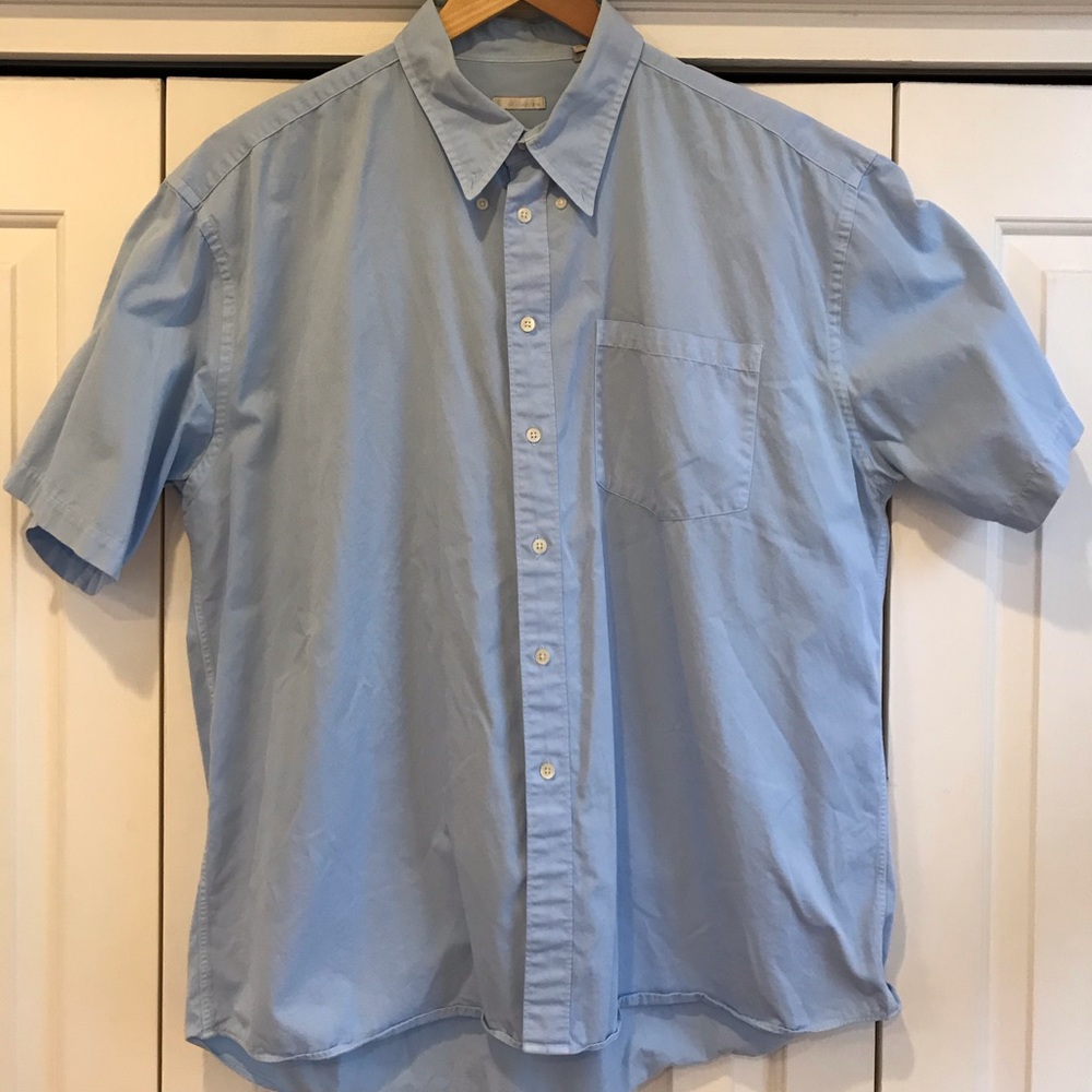 Men’s XL Halogen light blue short sleeve shirt